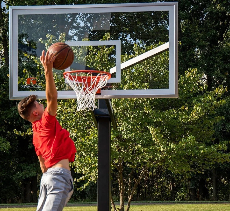 Goalrilla GS72C Sistema de aros de baloncesto en marcha