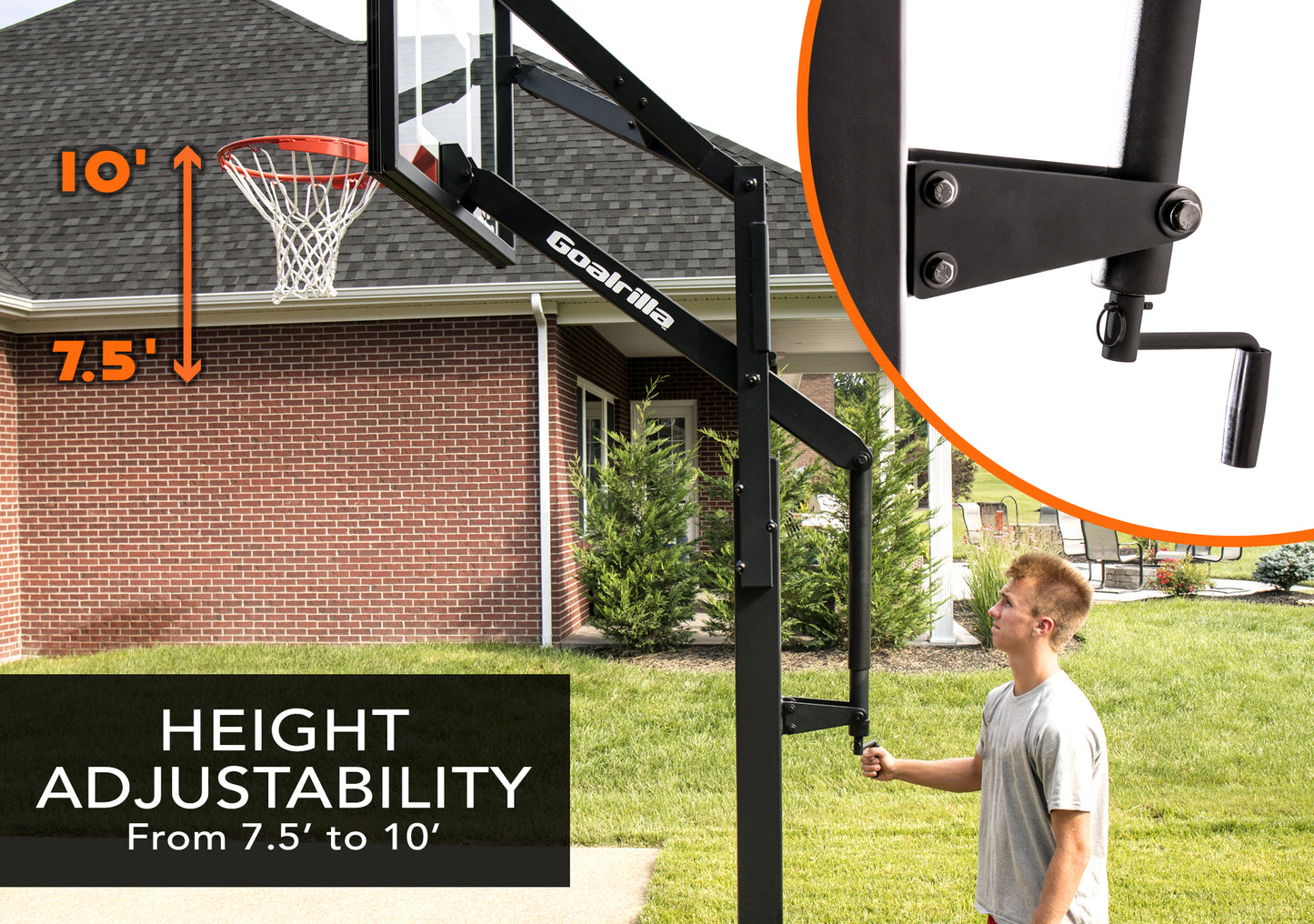 Goalrilla FT54 In-Ground Basketball Hoop