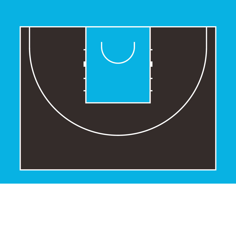 14x18m FIBA 3x3 Regulation Court
